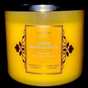 Bath & Body Works Salted Butterscotch 3 Wick Candle